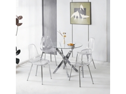 Conjunto Jantar 1+4 Mesa 4 Cadeiras