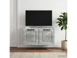 Vidaxl Gabinete De Tv De Parede Cinzento Cimento 59,5 X 41 X 30 Cm