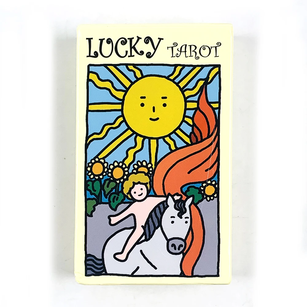 Cartas de Tarô da Sorte Leitura de Tarô Divertida, Adivinhação, Jogos de Tabuleiro para Entretenimento, Meditação e Jogos para Festas MDUG