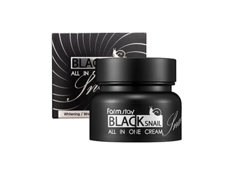 Creme Facial Mucina de Caracol Preto Premium, 75ml ? Solução de hidratação Advanced All In One By Farmstay