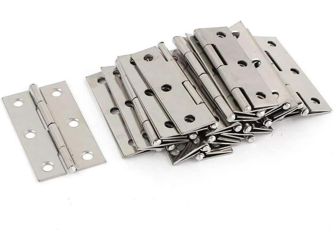 Dobradiças De Porta 1 A 4 Polegadas, Conector Em Aço Inoxidável,