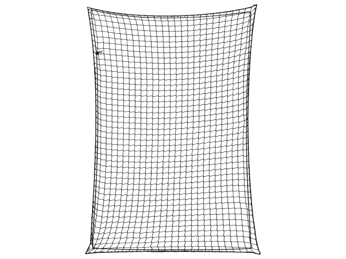 Vidaxl Rede Para Reboque Com Corda Elástica 5x3,5 M Pp Preto