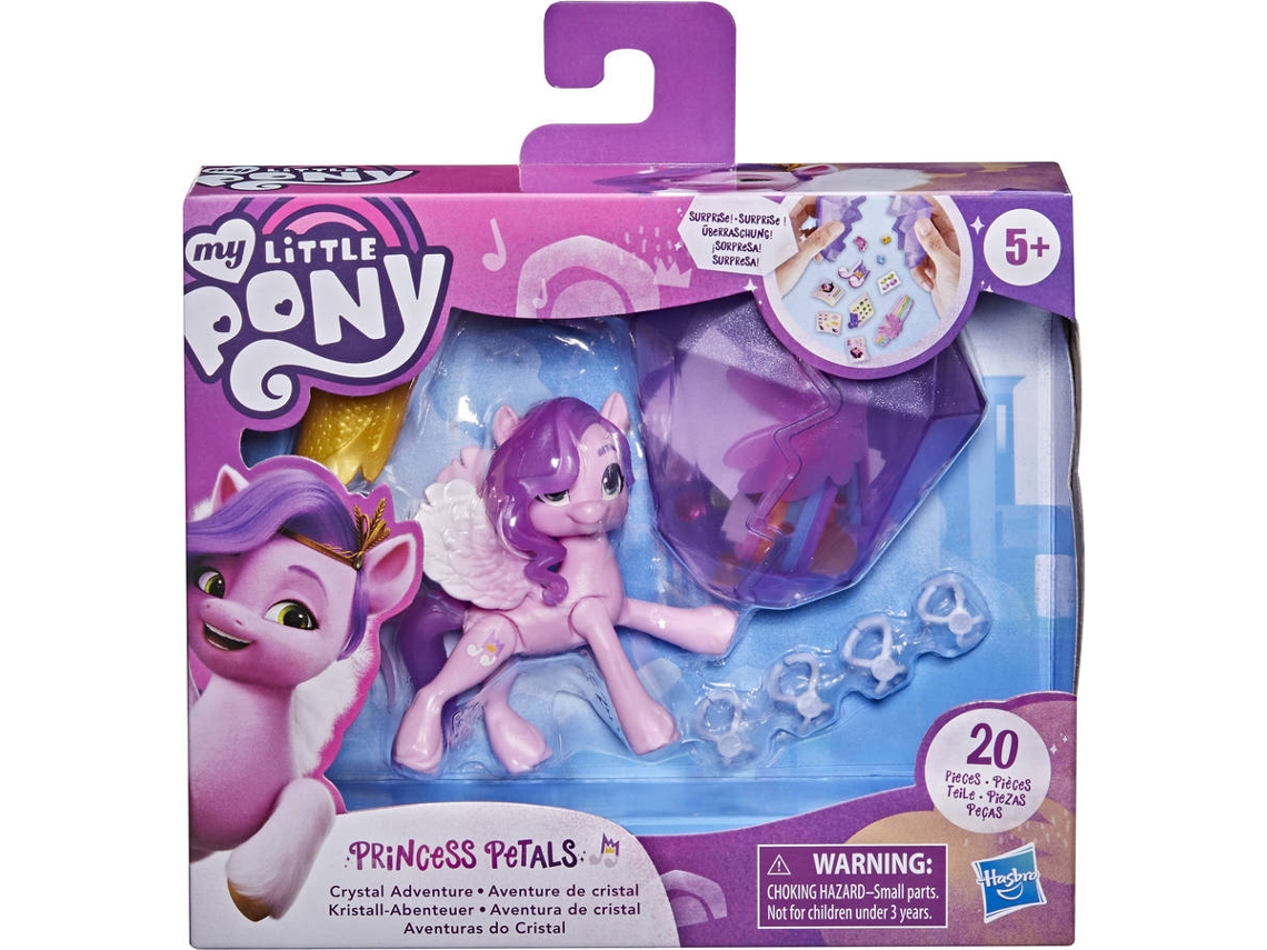 Boneco MY LITTLE PONY Princess Petals Aventura de Cristal (Idade Minima: 5 Anos - 7.5 cm)