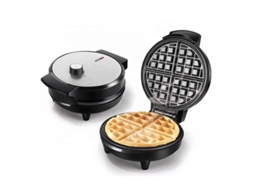 SFUSHOS Máquina para Hacer Gofres para Sándwiches y Pan con Control de Temperatura, 220V, Enchufe Europeo.