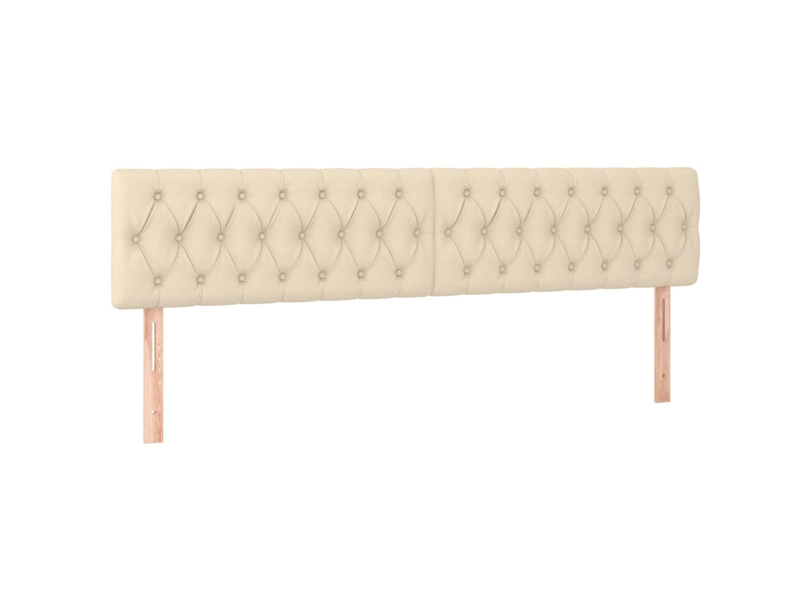 Headboard, Headboards Vidaxl Creme Tecido (200 Cm)