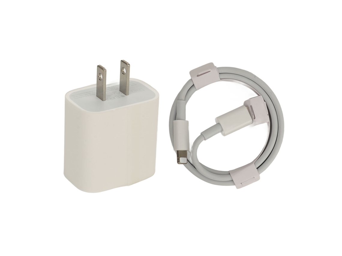 Cargador Rápido Pd 20w Com Cabo De Carga De 1m Para Iphone