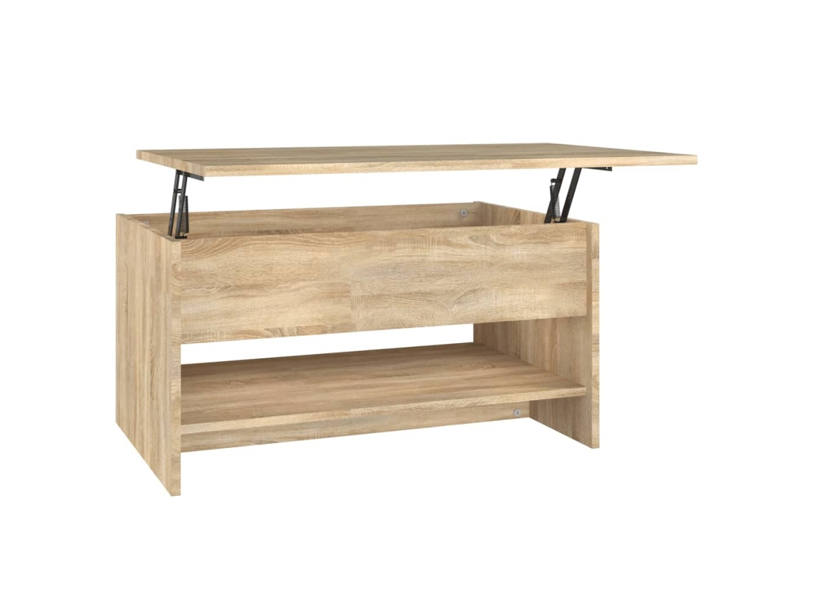 Coffee Table, Coffee Tables Vidaxl Marrom Madeira Processada (80 X 50 X 41.5 Cm)