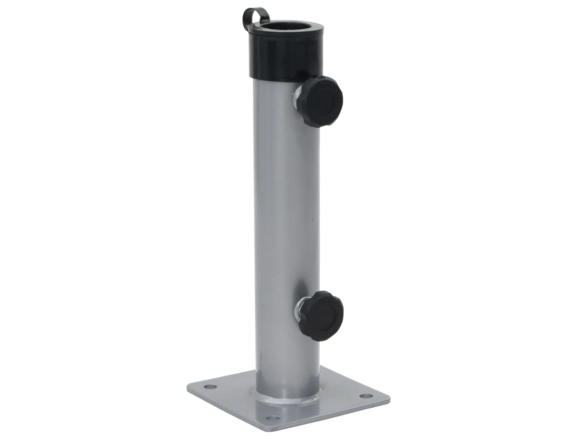 Parasol Base, Parasol Bases Vidaxl Prateado Aço (n/a)