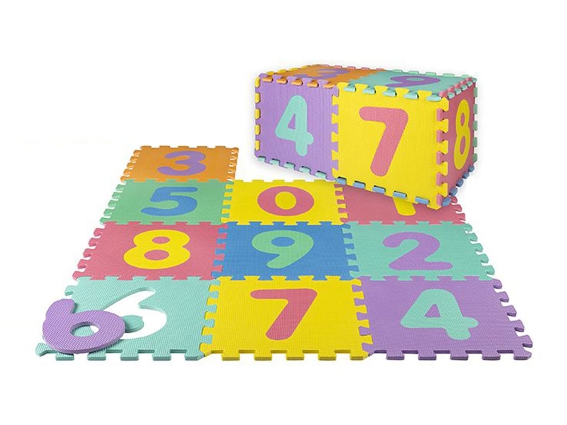 Tapete de Atividades em Borracha Eva , Multifuncional, Moderno, Uso Doméstico, Organização Eficiente para Casa STELASPLEN (32 X 1 Cm 10 Meses)