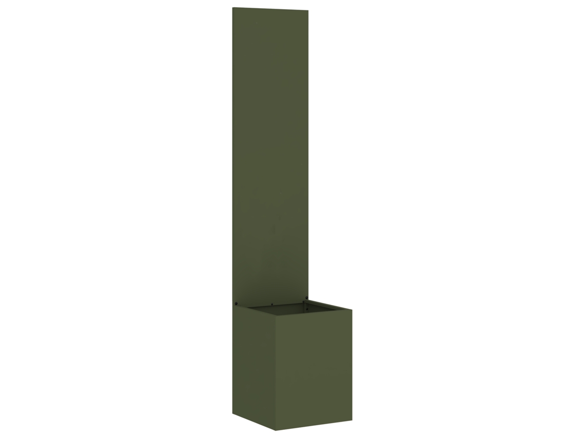 Conjunto 1 Tela De Jardim Vidaxl Verde-azeitona Aço (32 X 32 X 150 Cm)