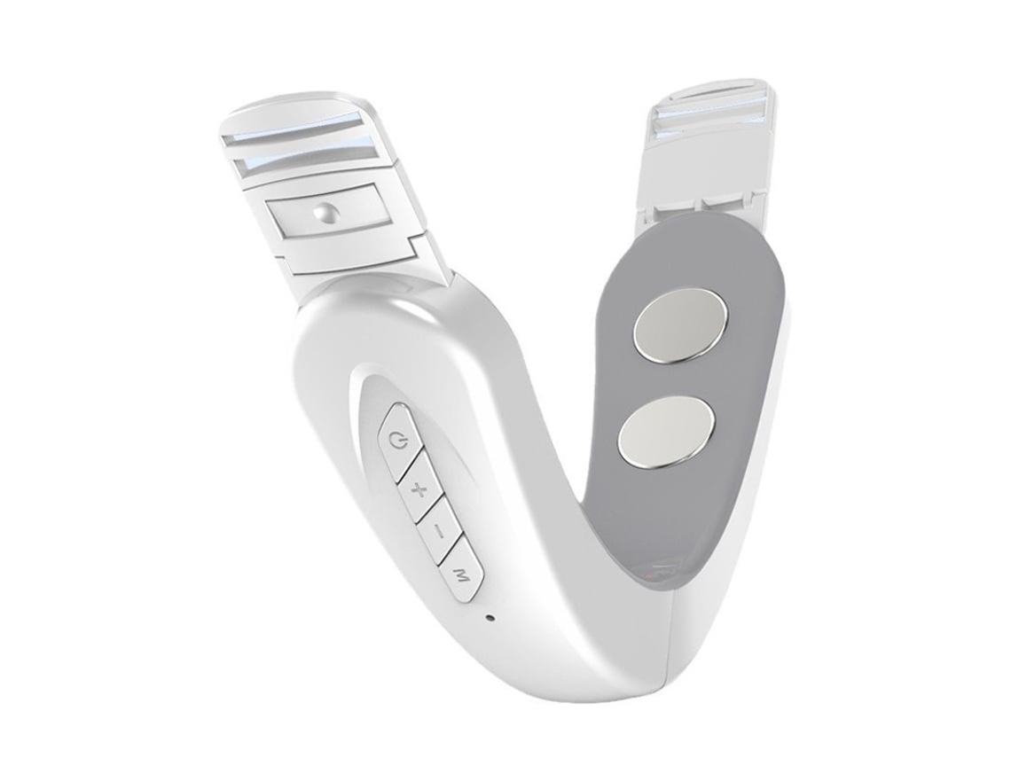 Eliminador De Queixo Duplo Inteligente Massageador De Escultura Facial Com 6 Modos E 12 Intensidades Ferramenta De Elevação Portátil Bran Bestvite