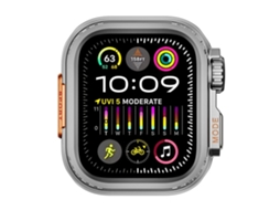 Capa Protetora para Apple Watch Series 9 Cinza 44Mm