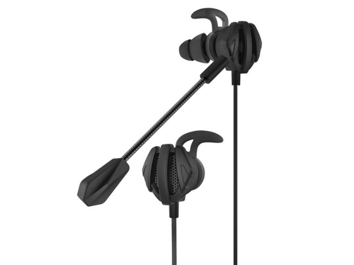Fone de Ouvido para Jogos com Fio HURRISE com Microfone Universal 2 Lâminas de Serra Pequenas e 2 Lâminas de Serra Grandes