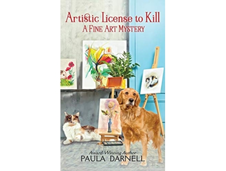 Livro Artistic License to Kill A Fine Art Mystery de Paula Darnell (Inglês)