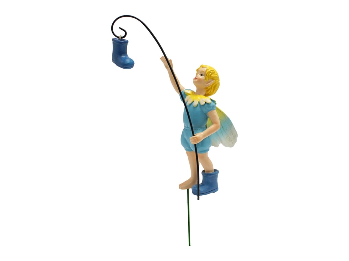 Decoração De Menino Fada Em Miniatura Para Jardim Com Estátua De Resina