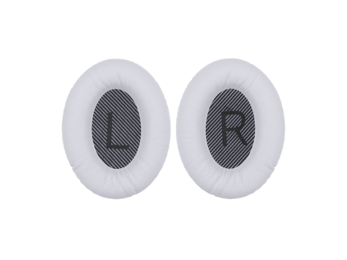 Almofadas Zruxe Para Auscultadores Bose Qc2, Qc15, Qc25, Qc35, Ae2, Soundtrue, Soundlink (prateado, Pele Ecologica)