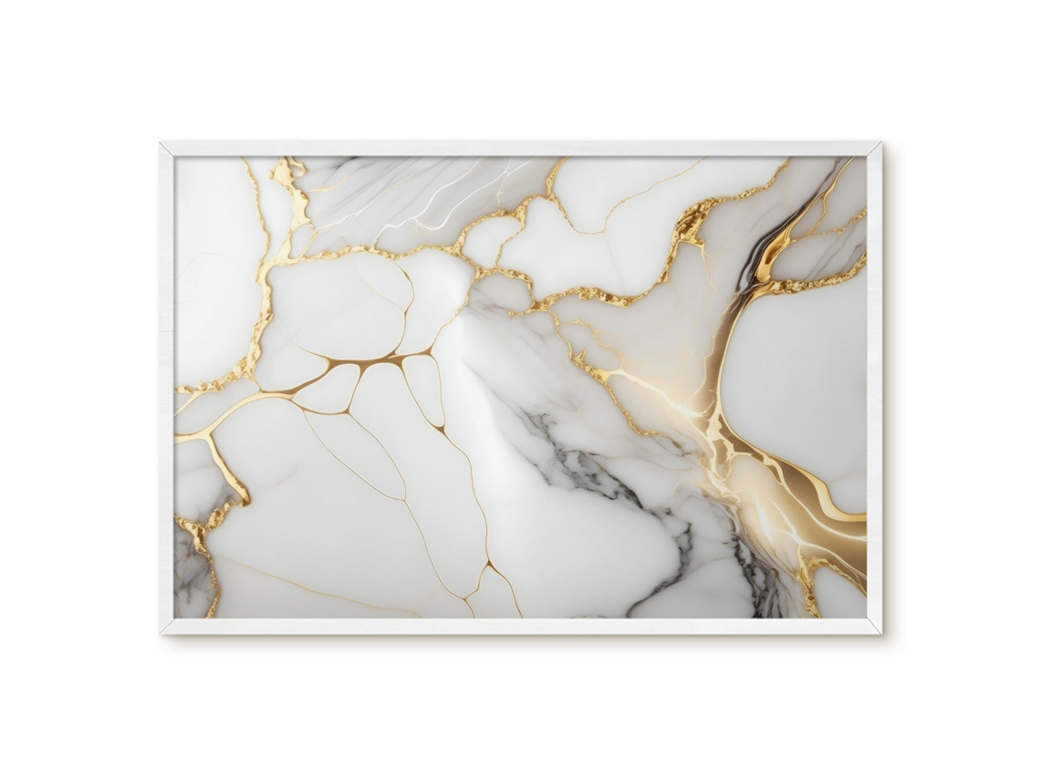Magnetic Glass Board Marble Elegance For The Hall Espelharte (60x40 Cm)