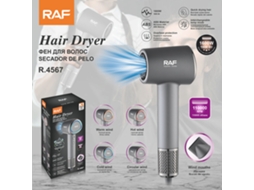 Secador de Cabelo de Alta Velocidade Padrão Europeu Uso Doméstico Ajuste Multifuncional Material Abs 11.000 Rpm Íons Negativos MDUG