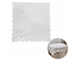 Manta De Mesa De Renda Protege E Decora O Ambiente