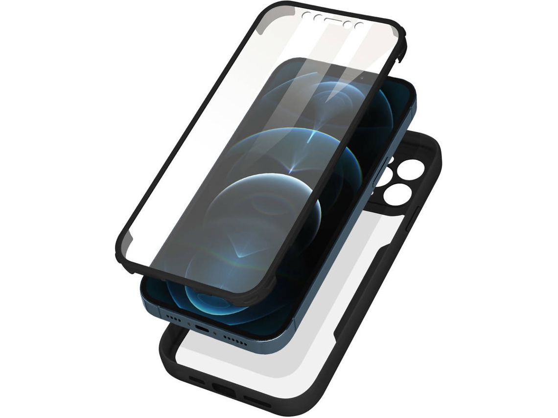 Capa iPhone 12 Pro Max AVIZAR Proteção 360° Preto
