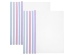 Clips De Plástico A4 Para Folhas Soltas, 10 Unidades Reutilizáveis, Ideais Para Decoração Escolar E De Escritório, Cor