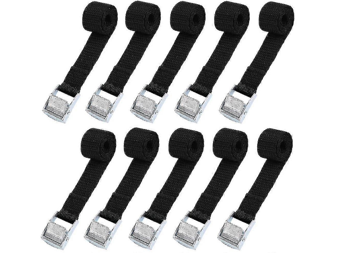Kit Com 10 Cintas De Amarração 2* 39cm Para Fixação Bagageiros Motocicleta/carro/bicicleta, Com Capacidade Máxima De Carga 500kg