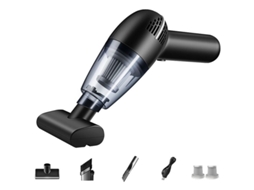 Lurelia Aspirador Portátil Sem Fios Para Carro, 4 Em 1, 9000 Pa, 120 W, Usb, Sopro, Preto
