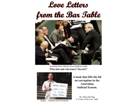 Livro Love Letters from the Bar Table (Crimes of the Law) Shane Dowling (Inglês)