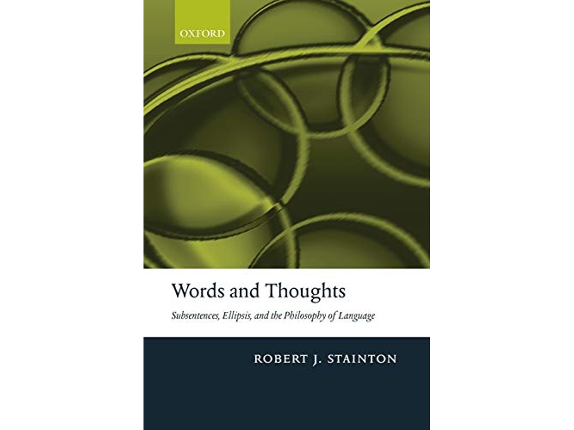 Livro Words and Thoughts de Robert Stainton (Inglês)