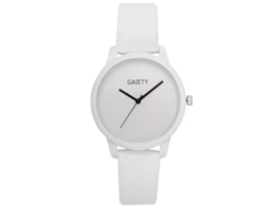 Reloj Hombre Empresarial Estilo Simple Correa Pu Dial Redondo Analógico De Cuarzo Gaiety