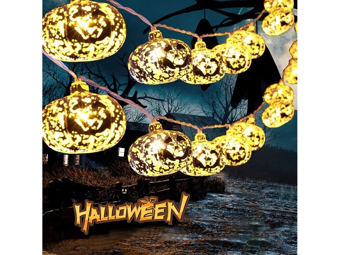 Luzes De Halloween, Modelo Sempre Ligado 2,5m 20 Luzes, Decoração De Festa E Festival