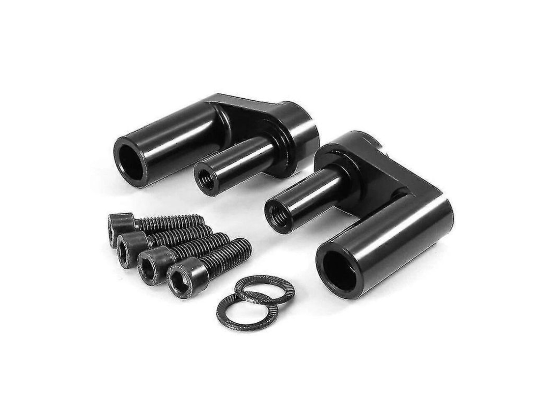 Kit Elevador De Guidão Ajustável Para Bmw R1200rt Lc 2014- R1250rt Moto 1.625" Prata Preto Negro