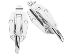 Fecho De Maçaneta Porta Em Liga Zinco Ct1060 Com 2 Parafusos Para Dobradiças Freezer