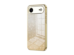 Capa Para Iphone Air - Glitter Degradê - Acabamento Eletroplaqueado