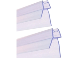 Junta De Vedação Para Parede De Chuveiro 2 Unidades 90cm Para Vidro 4-6mm Com Proteção Anti-respingo E Resistência À Mofo