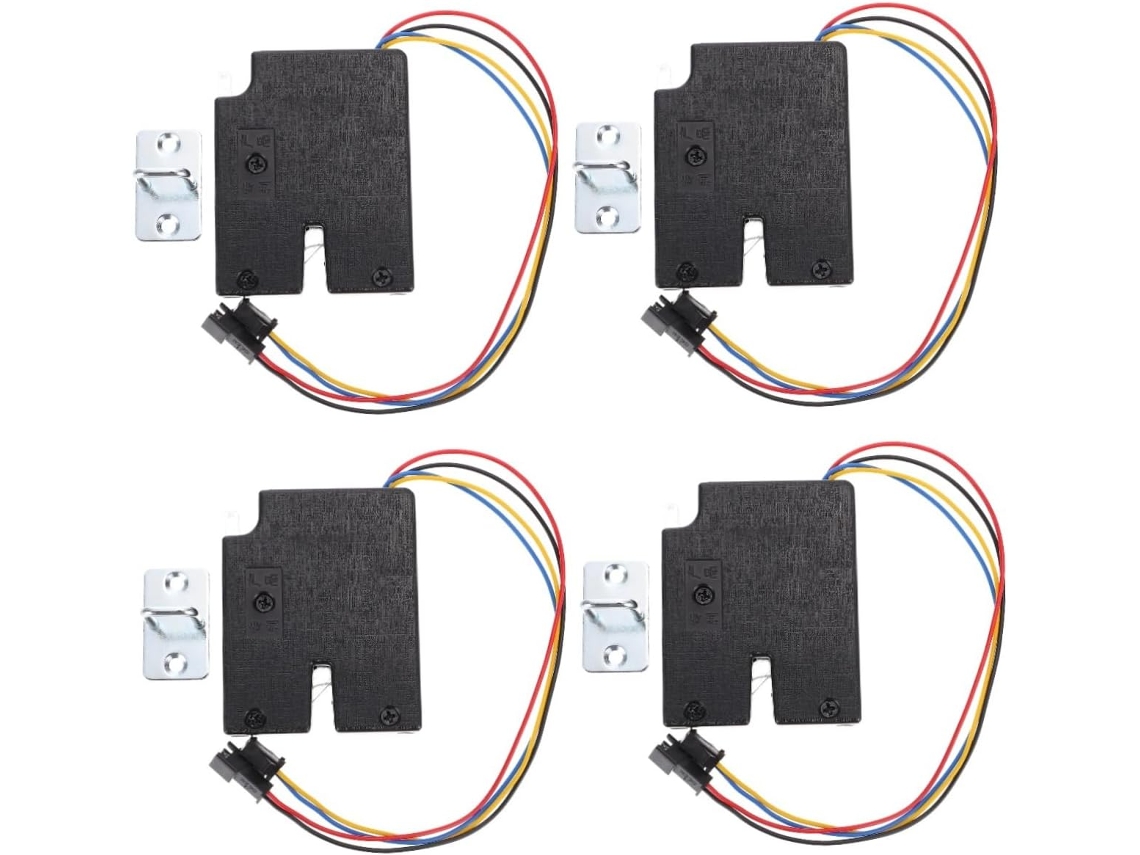 Conjunto De 4 Fechaduras Elétricas Para Armários Pequenos, Fechadura Eletrônica Prática