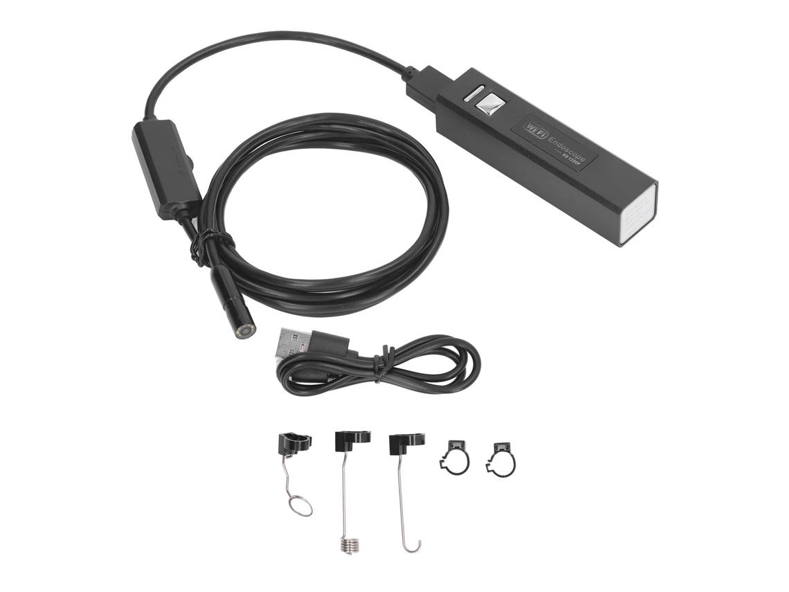 Endoscópio Wifi com Luz Ip67 2m Câmera Borescope para iOS Android S/MARCA