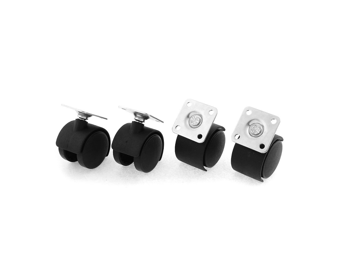 Rio Aexit Para Cadeira De Casa, Quadrado, 3,8 Cm De, (4 Peças), Encaixe, Giratório