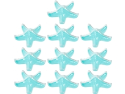 Caixas De Plástico Pequenas Para Doces Operitacx, 10 Unidades, Formato De Estrela Do Mar, Cores Sortidas Para Decoração