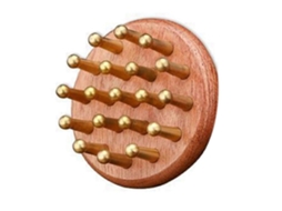 Pente De Massagem Meridian Gua Sha Com Cabeça De Madeira Para Massagem Terapêutica, Massageador De Raspagem Para Circulação Sanguínea