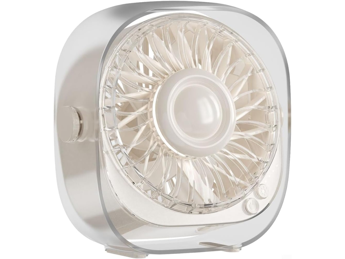 Ventilador De Cabeceira Recarregável Por Usb
