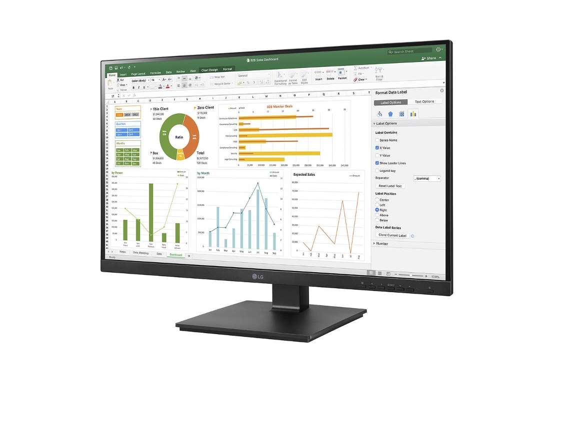 Monitor LG 27BN650Y - B (27" - 75 Hz - 5 ms)
