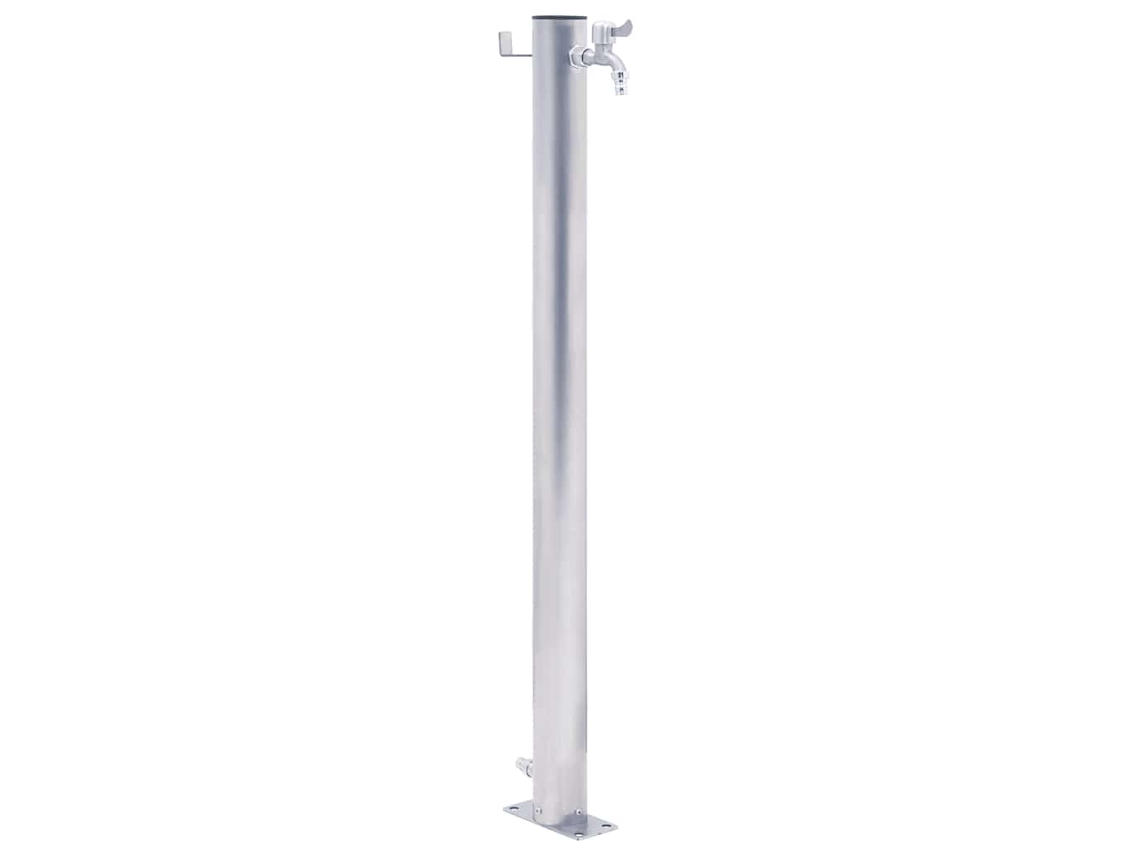 Vidaxl Coluna De Água Para Jardim Em Aço Inoxidável Redonda 40 Cm