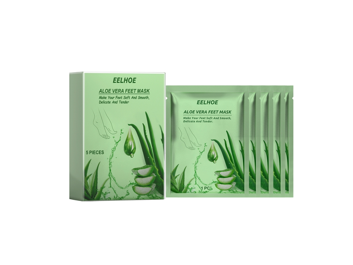 Máscara de Pés Eelhoe Aloe Vera, Hidratação Profunda e Pele Suave e Renovada LAXISCREED
