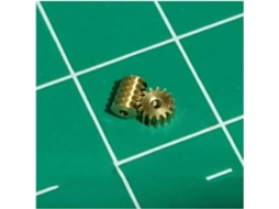 Conjunto De Engrenagens Helicoidais Latão Com Furo 1, 0mm E Diâmetro De 0, 2m, 15 Dentes, Relação De Redução 1 87