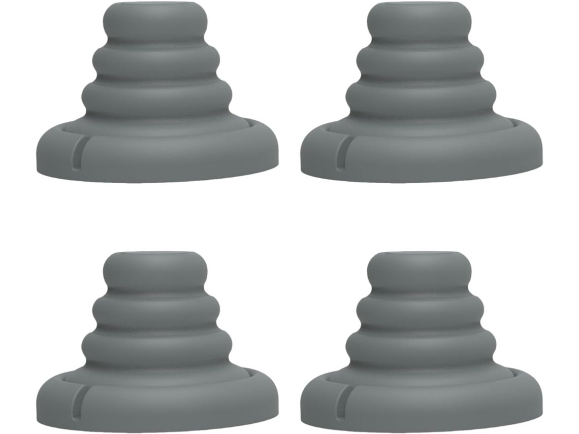 Kit Com 4 Protetores Versáteis De Silicone Para Paredes E Móveis, Projetados Para Longa Durabilidade E Com Design