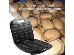 Máquina Elétrica de Bolo de Noz Walnut Cake Maker 1400w 24pcs com Plugue Eu 220v