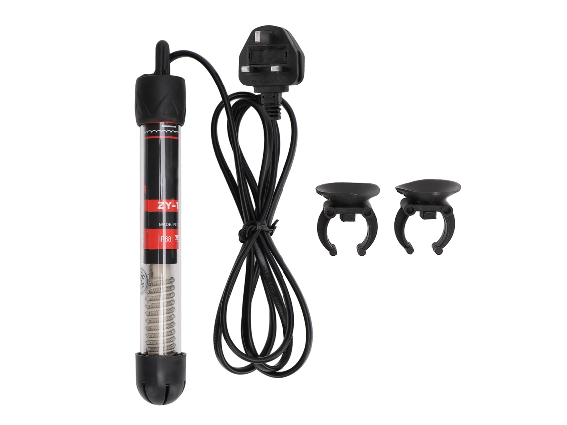 Mali barra de Aquecimento para Aquário Submersível com Termostato Automático Vidro para Peixes de Água Doce e Salgada