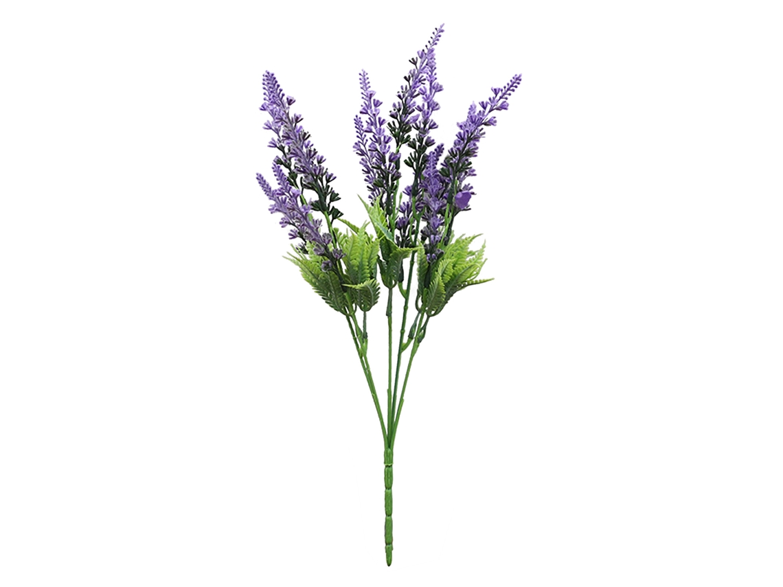 Bouquet de lavanda roxa com 15 clusters para decoração de interiores LAXISCREED