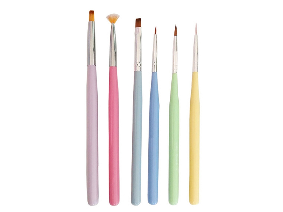 Conjunto De Pincéis De Arte Para Unhas Ferramentas De Design De Arte Para Unhas Pincel Para Esmalte Pincel Artístico E Caneta Pontilhada -ZMDECQNA